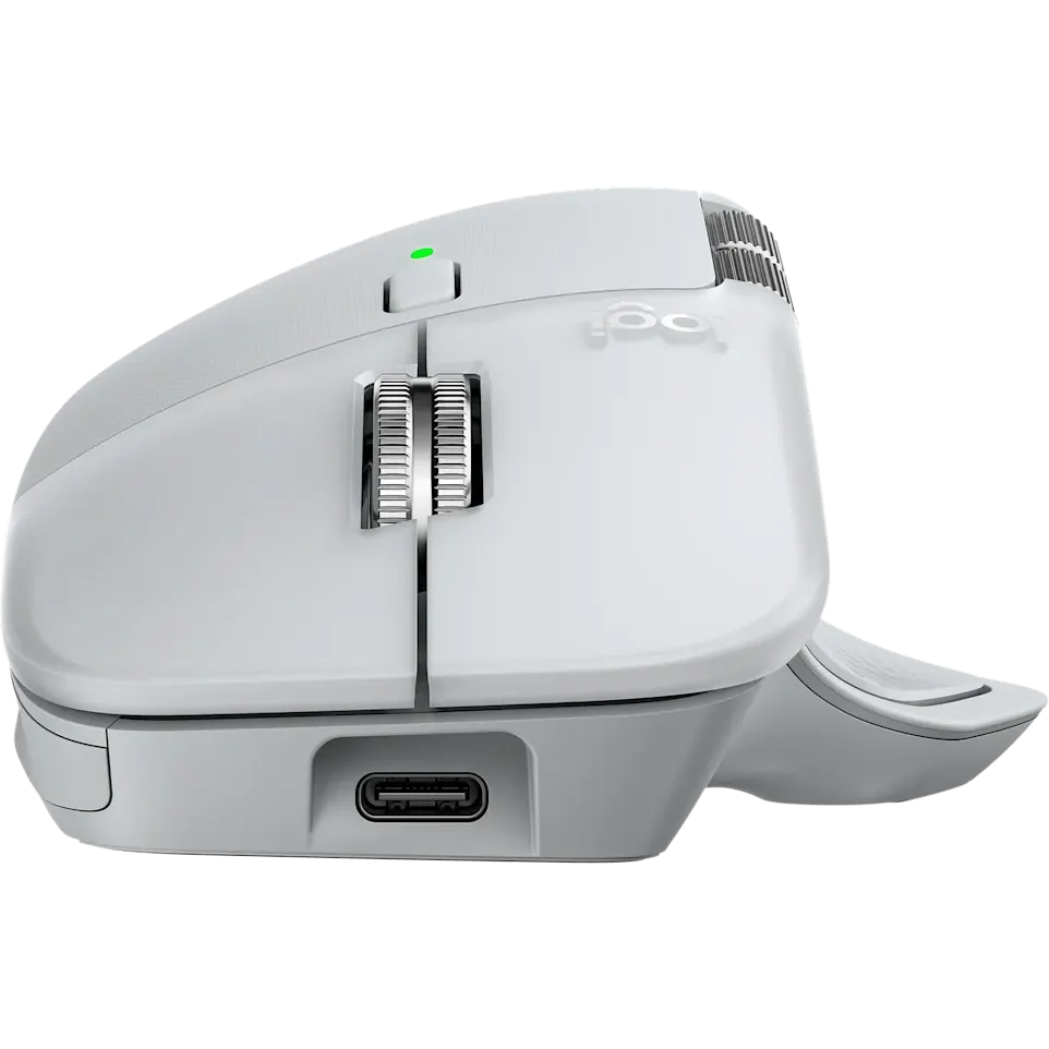 Maus Logitech MX Master 4 for Mac White Silver - 910-007576 - Foto 3