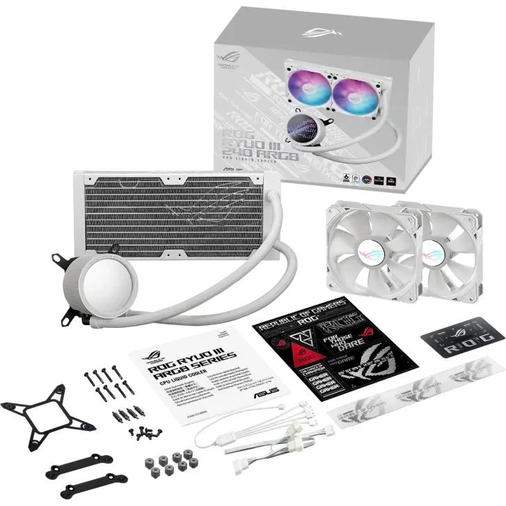 Flüssigkeitskühlsystem ASUS ROG RYUO III 240 ARGB White - 90RC00J2-M0UAY0 - Foto 7
