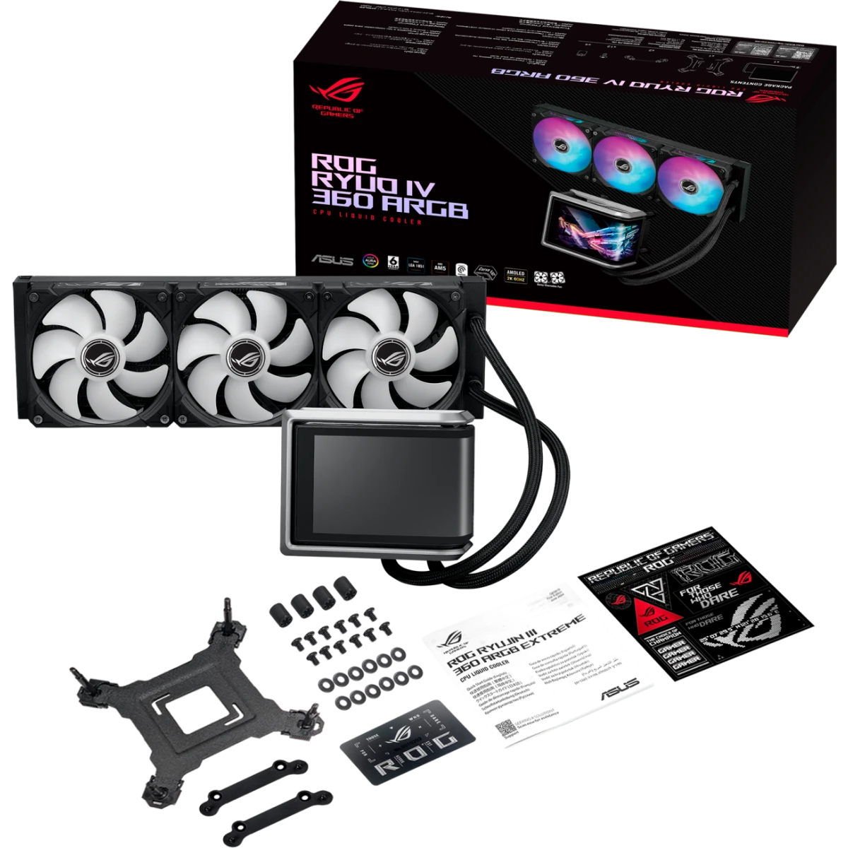 Flüssigkeitskühlsystem ASUS ROG RYUO IV 360 ARGB Black - 90RC01N1-B0EAY0 - Foto 10