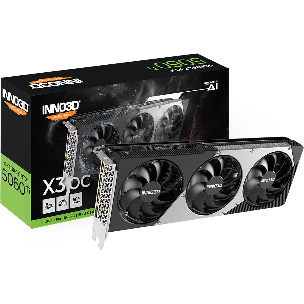 Grafikkarte NVIDIA GeForce RTX 5060 Ti INNO3D X3 OC 8GB (N506T3-08D7X-193075L) - Foto 3