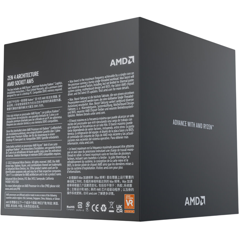 Prozessor AMD Ryzen 9 7900 BOX - 100-100000590BOX - Foto 3
