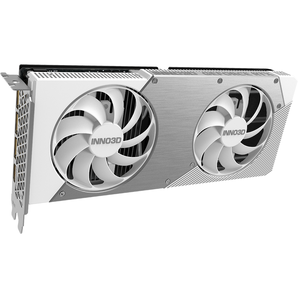 Grafikkarte NVIDIA GeForce RTX 5060 INNO3D Twin X2 OC White 8GB (N50602-08D7X-195070W)
