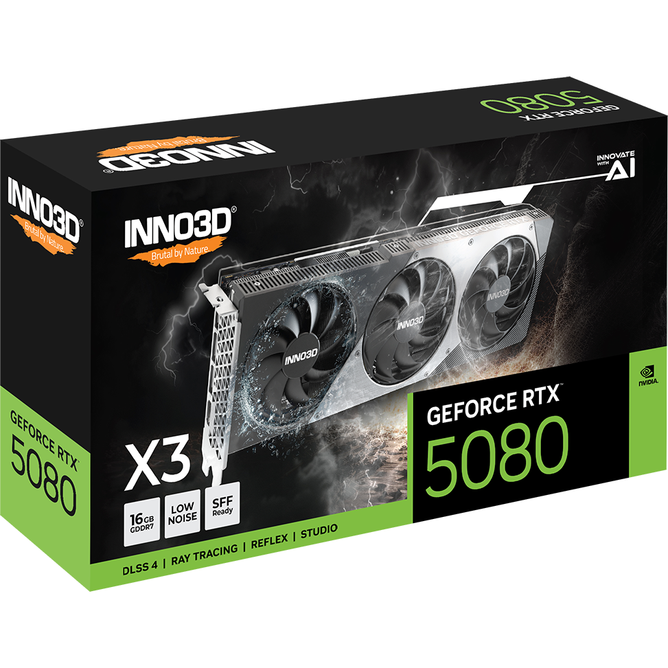 Grafikkarte NVIDIA GeForce RTX 5080 INNO3D X3 16GB (N50803-16D7-176068N) - Foto 4