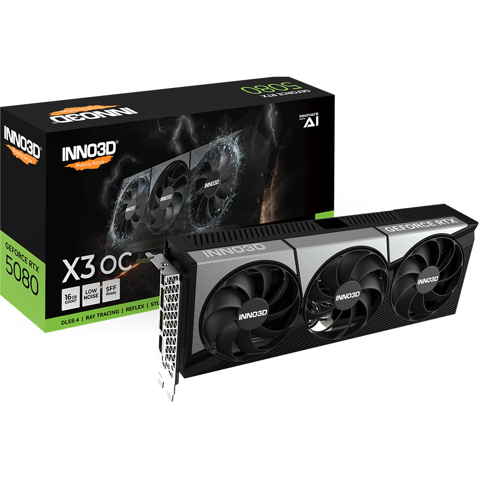 Grafikkarte NVIDIA GeForce RTX 5080 INNO3D X3 OC 16GB (N50803-16D7X-17603930) - Foto 4