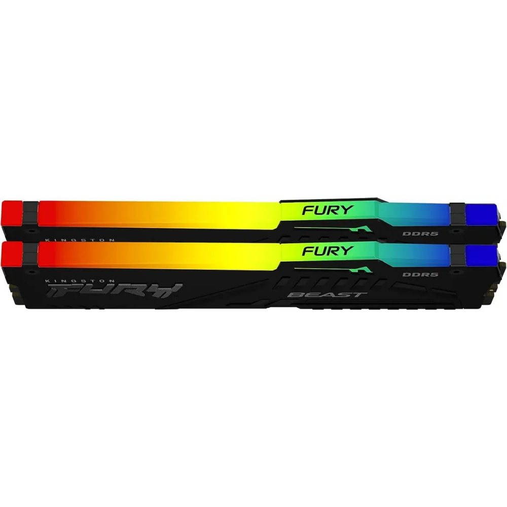 Arbeitsspeicher 32GB DDR5 6000MHz Kingston Fury Beast RGB (KF560C30BBEAK2-32) (2x16GB KIT) - Foto 3