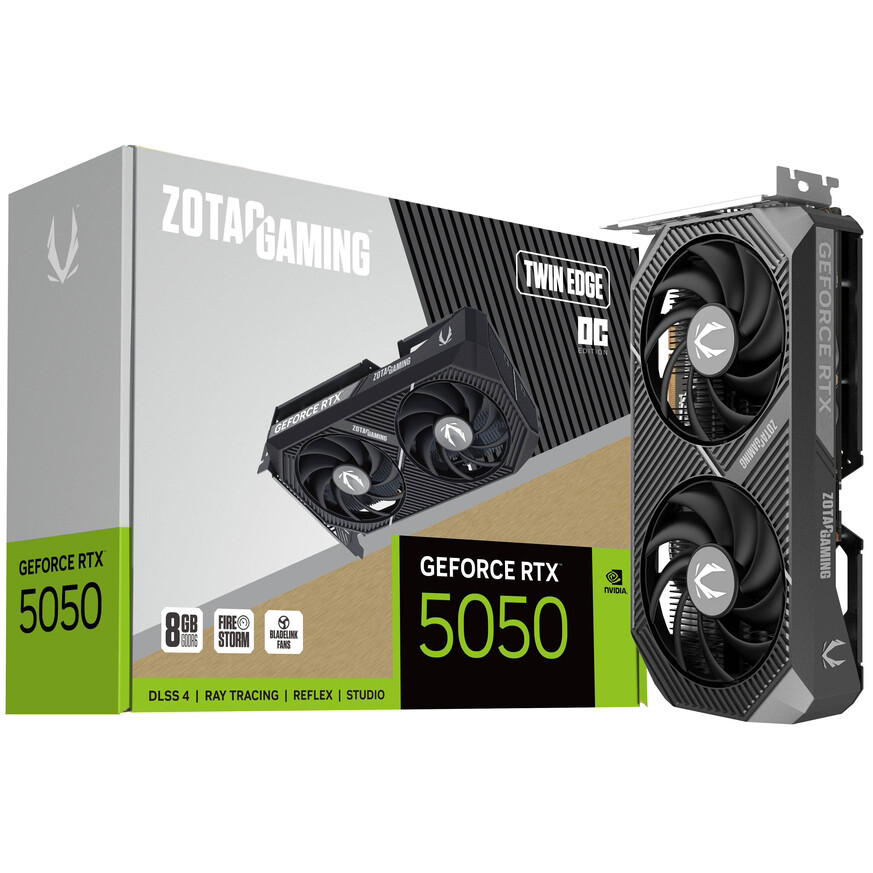 Grafikkarte NVIDIA GeForce RTX 5050 Zotac Twin Edge OC 8GB (ZT-B50500H-10M) - Foto 7