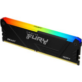 Arbeitsspeicher 8GB DDR4 3600MHz Kingston Fury Beast RGB (KF436C17BB2A/8)