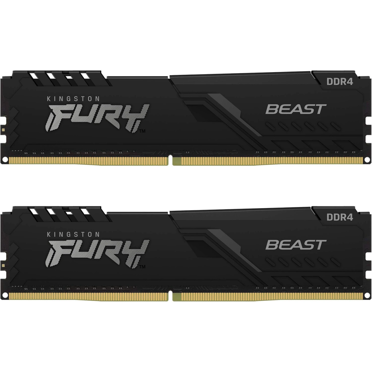Arbeitsspeicher 16GB DDR4 3600MHz Kingston Fury Beast (KF436C17BBK2/16) (2x8GB KIT)