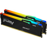 Arbeitsspeicher 16GB DDR5 5200MHz Kingston Fury Beast RGB (KF552C40BBAK2-16) (2x8GB KIT)