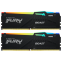 Arbeitsspeicher 16GB DDR5 5200MHz Kingston Fury Beast RGB (KF552C40BBAK2-16) (2x8GB KIT) - Foto 2