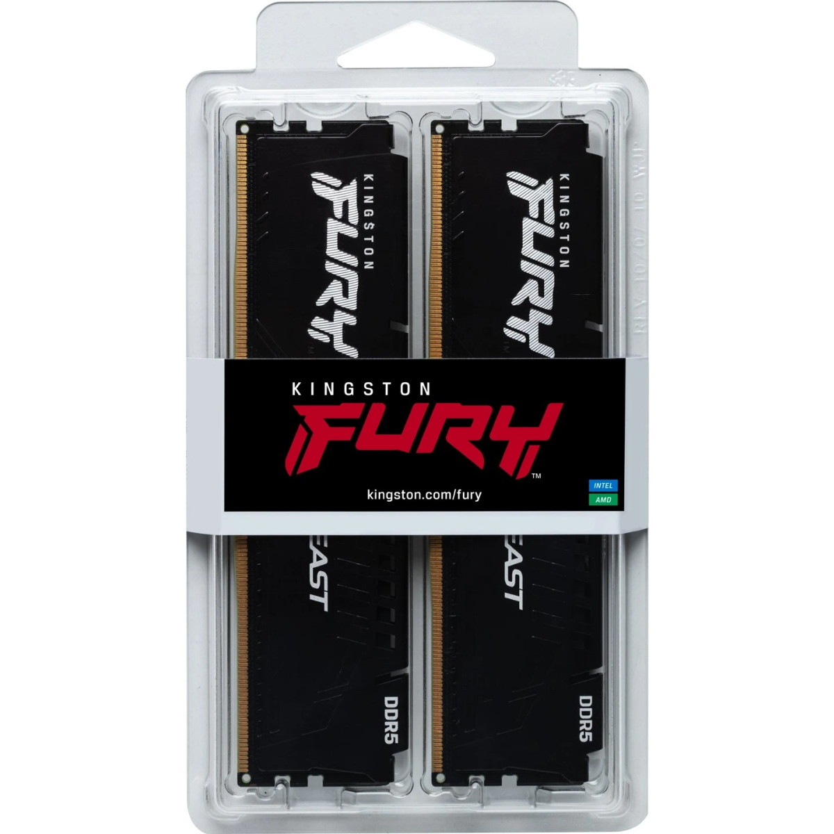 Arbeitsspeicher 16GB DDR5 6000MHz Kingston Fury Beast (KF560C36BBEK2-16) (2x8GB KIT) - Foto 4
