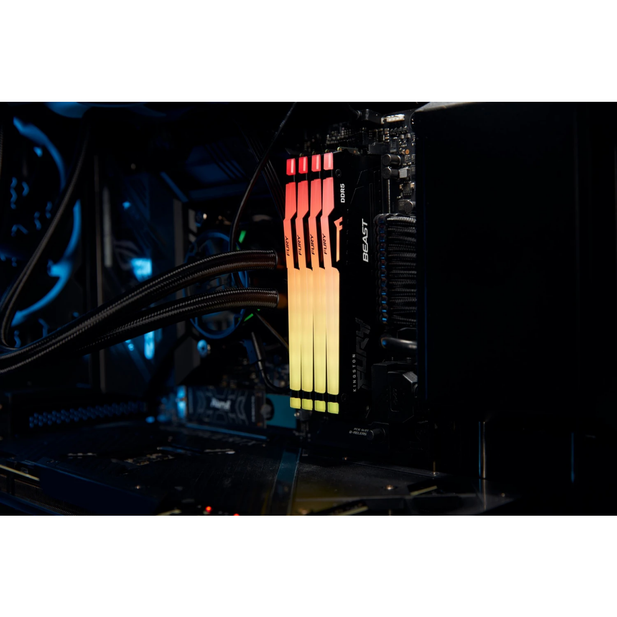 Arbeitsspeicher 16GB DDR5 6000MHz Kingston Fury Beast RGB (KF560C36BBEAK2-16) (2x8GB KIT) - Foto 4