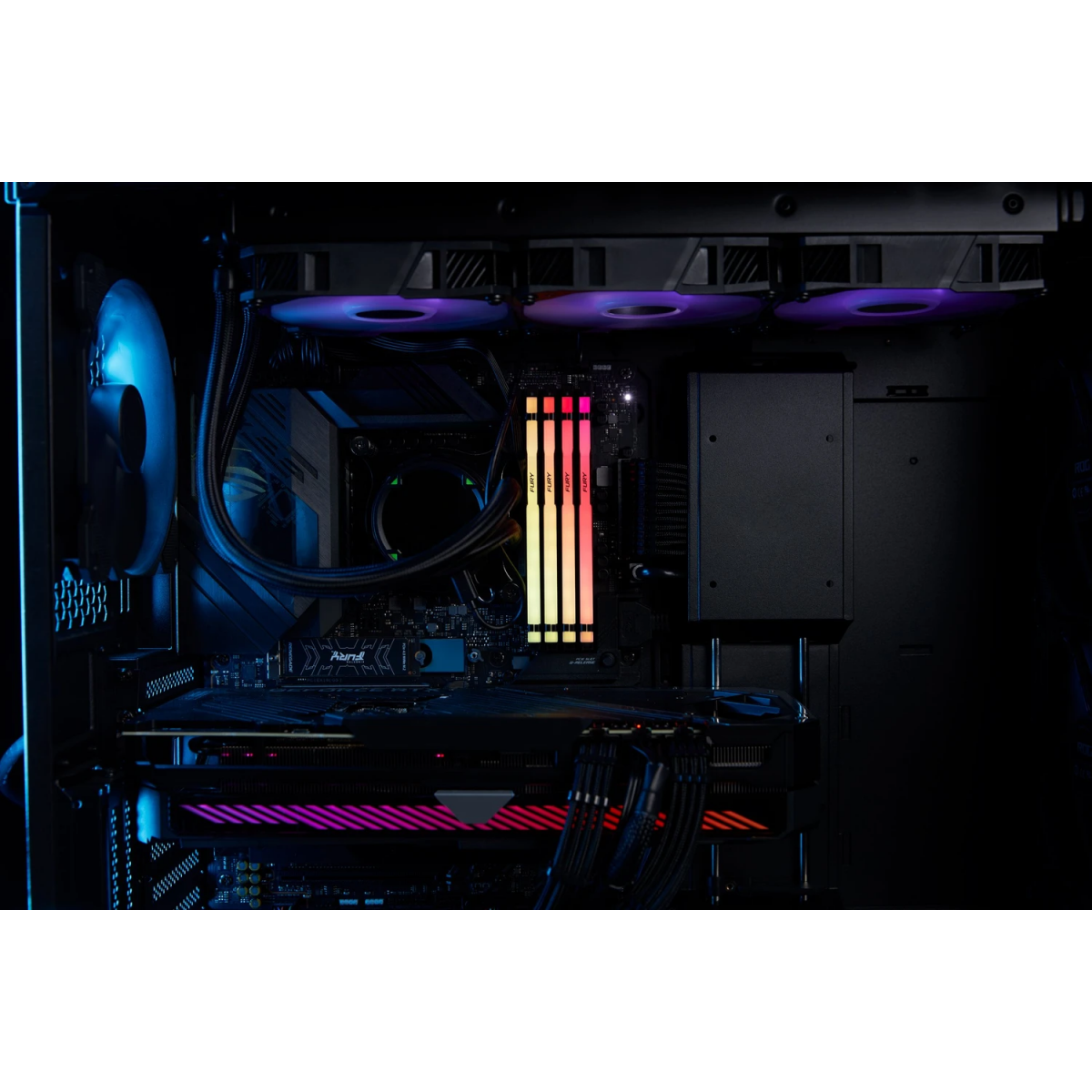 Arbeitsspeicher 16GB DDR5 6000MHz Kingston Fury Beast RGB (KF560C36BBEAK2-16) (2x8GB KIT) - Foto 5
