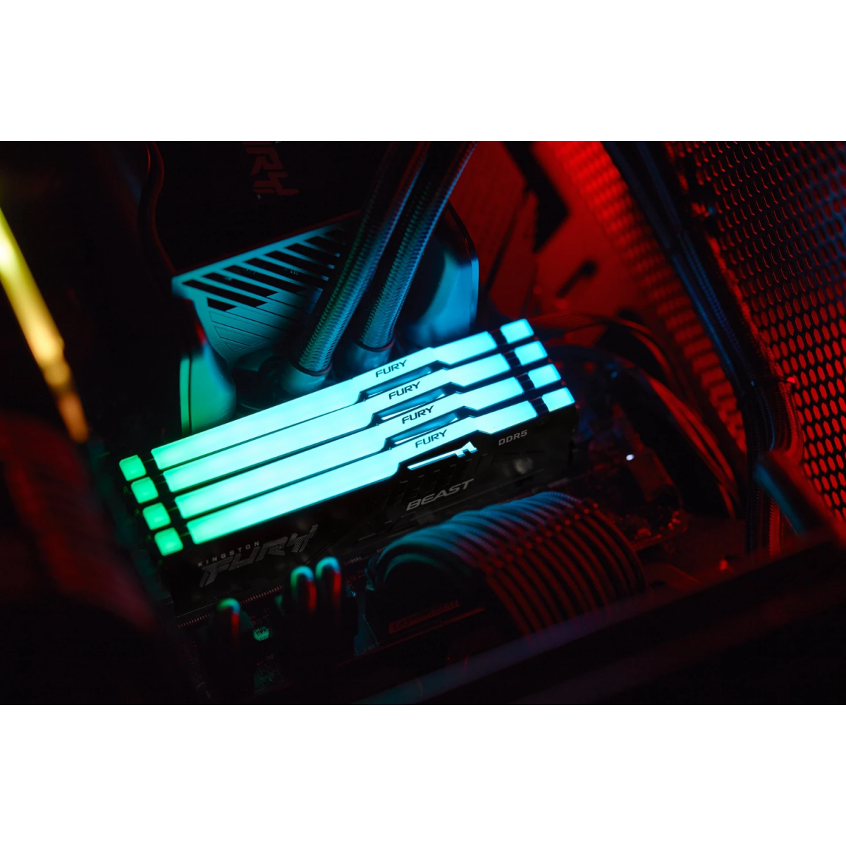 Arbeitsspeicher 16GB DDR5 6000MHz Kingston Fury Beast RGB (KF560C36BBEAK2-16) (2x8GB KIT) - Foto 6