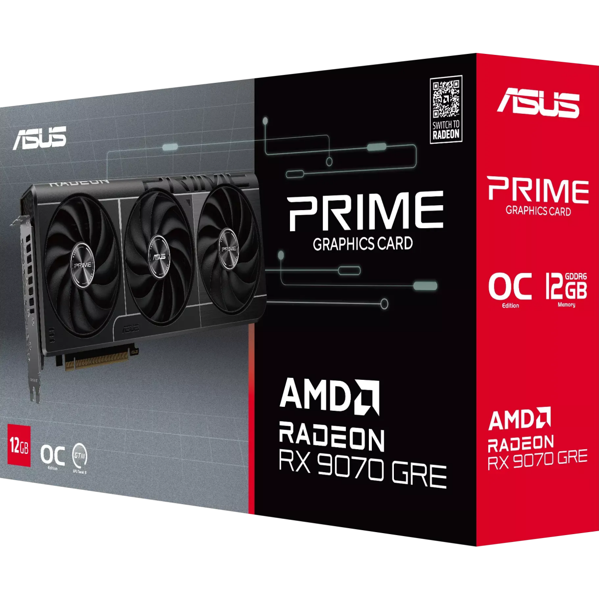 Grafikkarte AMD Radeon RX 9070 GRE ASUS PRIME EVO OC 16GB (PRIME-RX9070GRE-O12G-EVO) - Foto 12
