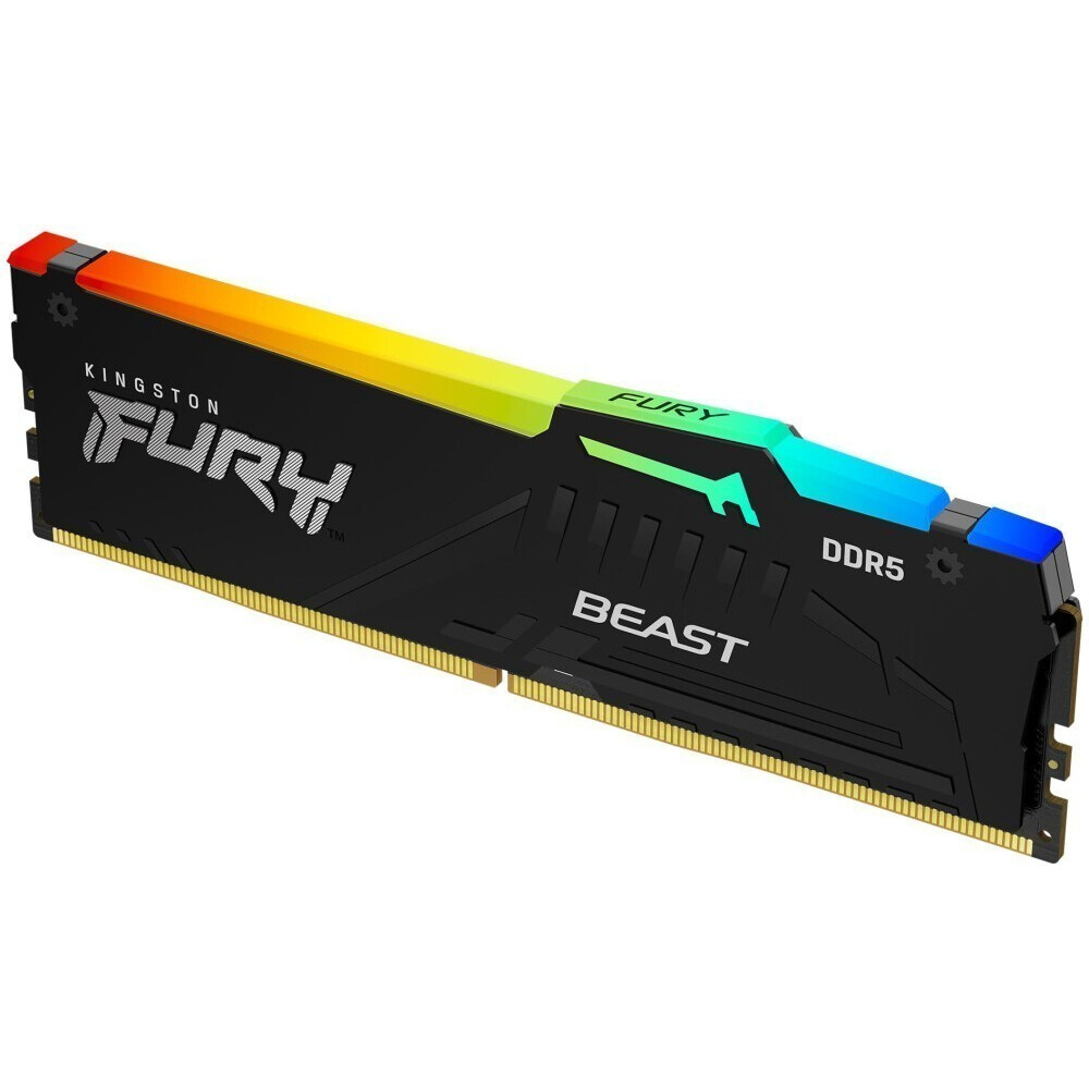 Arbeitsspeicher 32GB DDR5 5600MHz Kingston Fury Beast RGB (KF556C36BBEA-32)