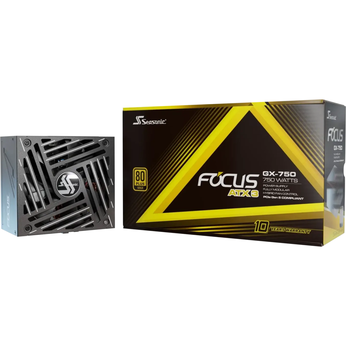 Netzteil 750W Seasonic FOCUS GX-750 ATX 3.1 Black - FOCUS-GX-750-V4 - Foto 11