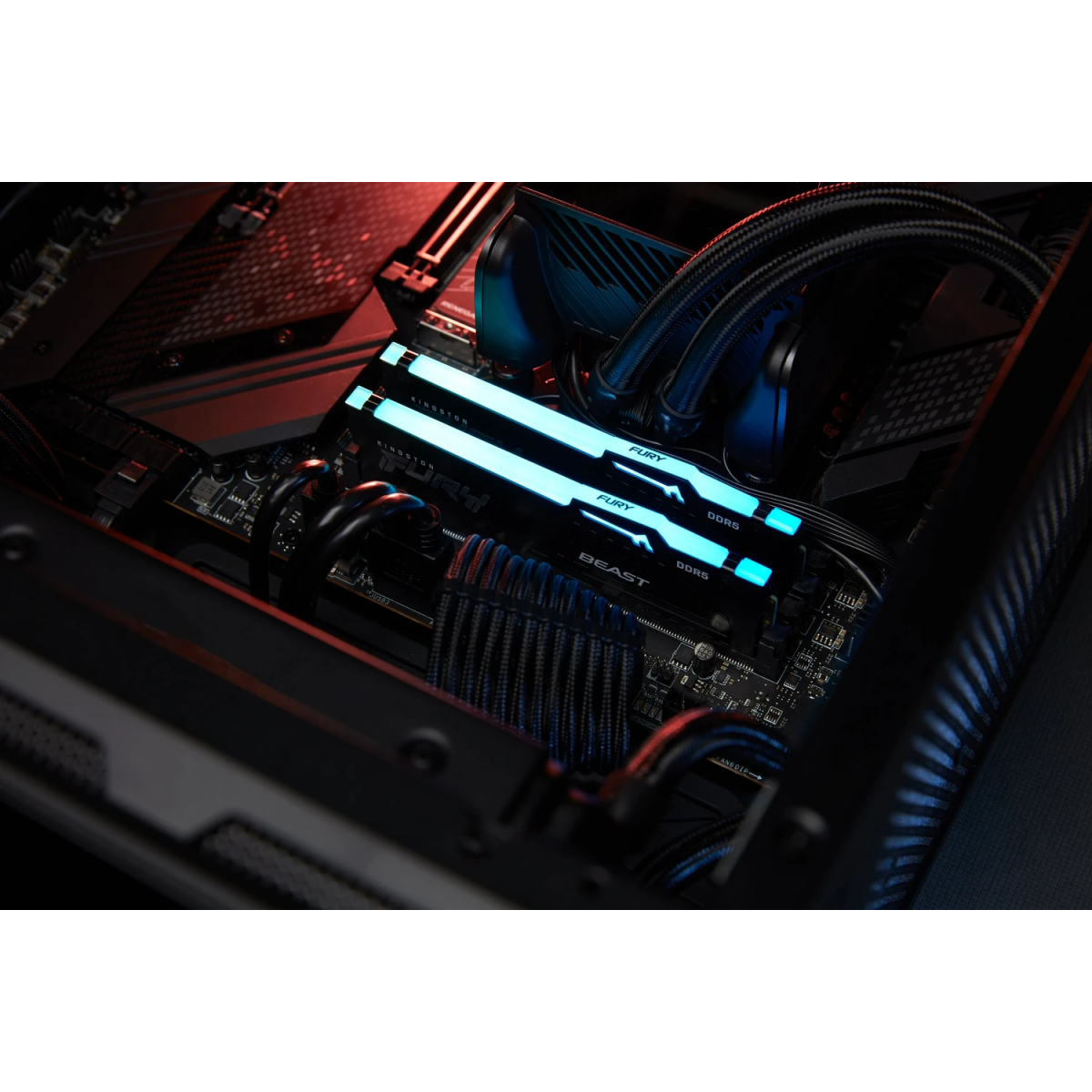 Arbeitsspeicher 32GB DDR5 5600MHz Kingston Fury Beast RGB (KF556C36BBEAK2-32) (2x16GB KIT) - Foto 5