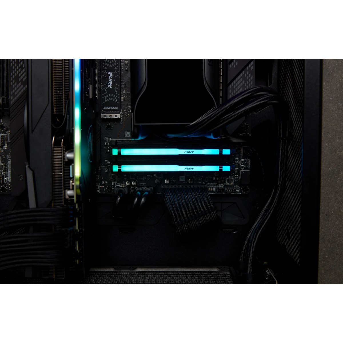 Arbeitsspeicher 32GB DDR5 6000MHz Kingston Fury Beast RGB (KF560C36BBE2AK2-32) (2x16GB KIT) - Foto 4