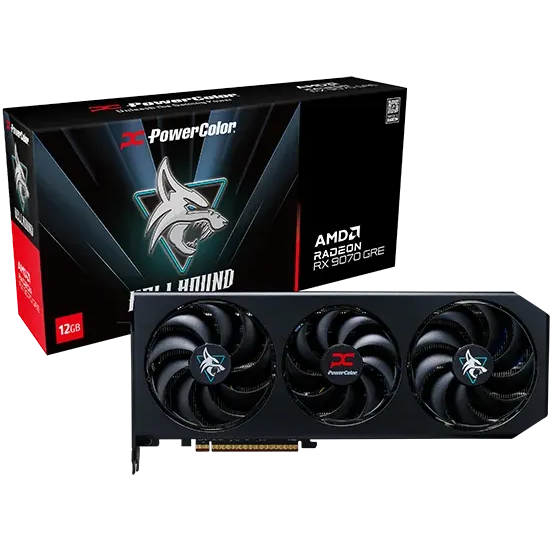Grafikkarte AMD Radeon RX 9070 GRE PowerColor Hellhound OC 12GB (RX9070GRE 12G-L/OC) - Foto 7
