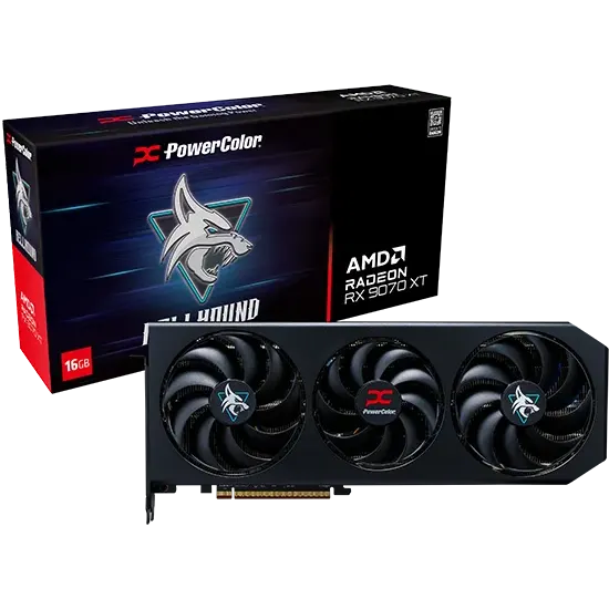 Grafikkarte AMD Radeon RX 9070 XT PowerColor Hellhound OC 16GB (RX9070XT 16G-L/OC) - Foto 7