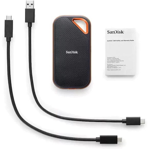 Externe SSD-Festplatte 4TB SanDisk Extreme Pro V2 (SDSSDE81-4T00-G25) - Foto 3