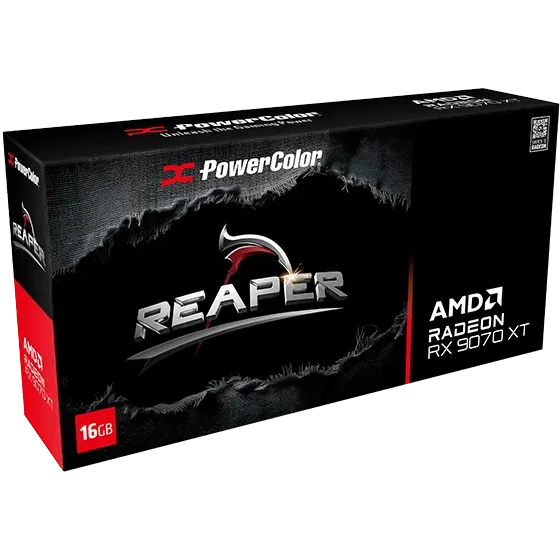 Grafikkarte AMD Radeon RX 9070 XT PowerColor Reaper 16GB (RX9070XT 16G-A) - Foto 7