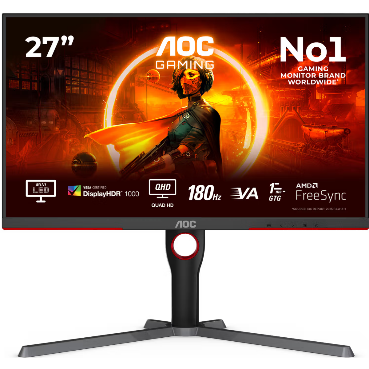 Monitor AOC 27" Q27G3XMN
