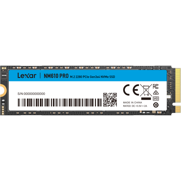 SSD-Speicher 1TB Lexar NM610 Pro (LNM610P001T-RNNNG)