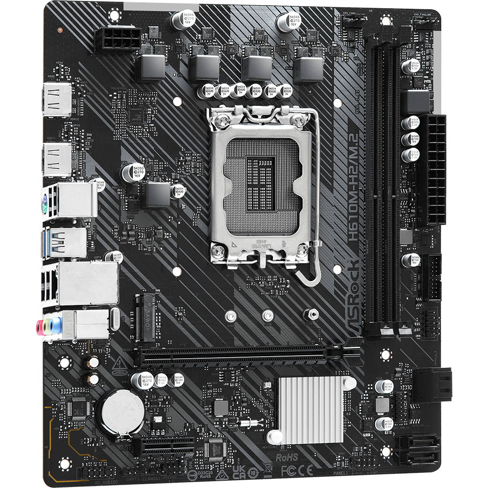 Mainboard ASRock H610M-H2/M.2 - Foto 3