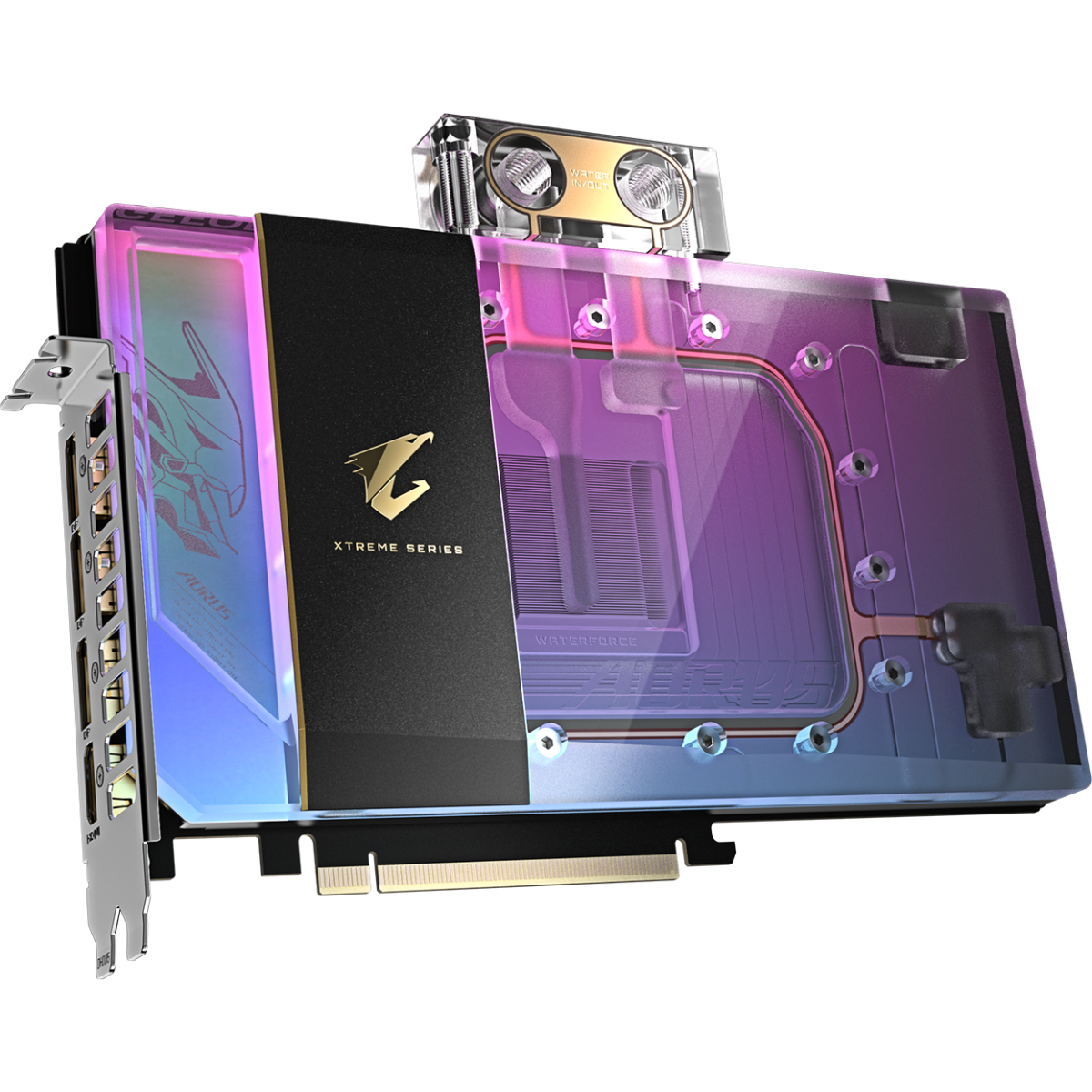 Grafikkarte NVIDIA GeForce RTX 5090 Gigabyte AORUS XTREME WATERFORCE WB OC 32GB (GV-N5090AORUSX WB-32GD)