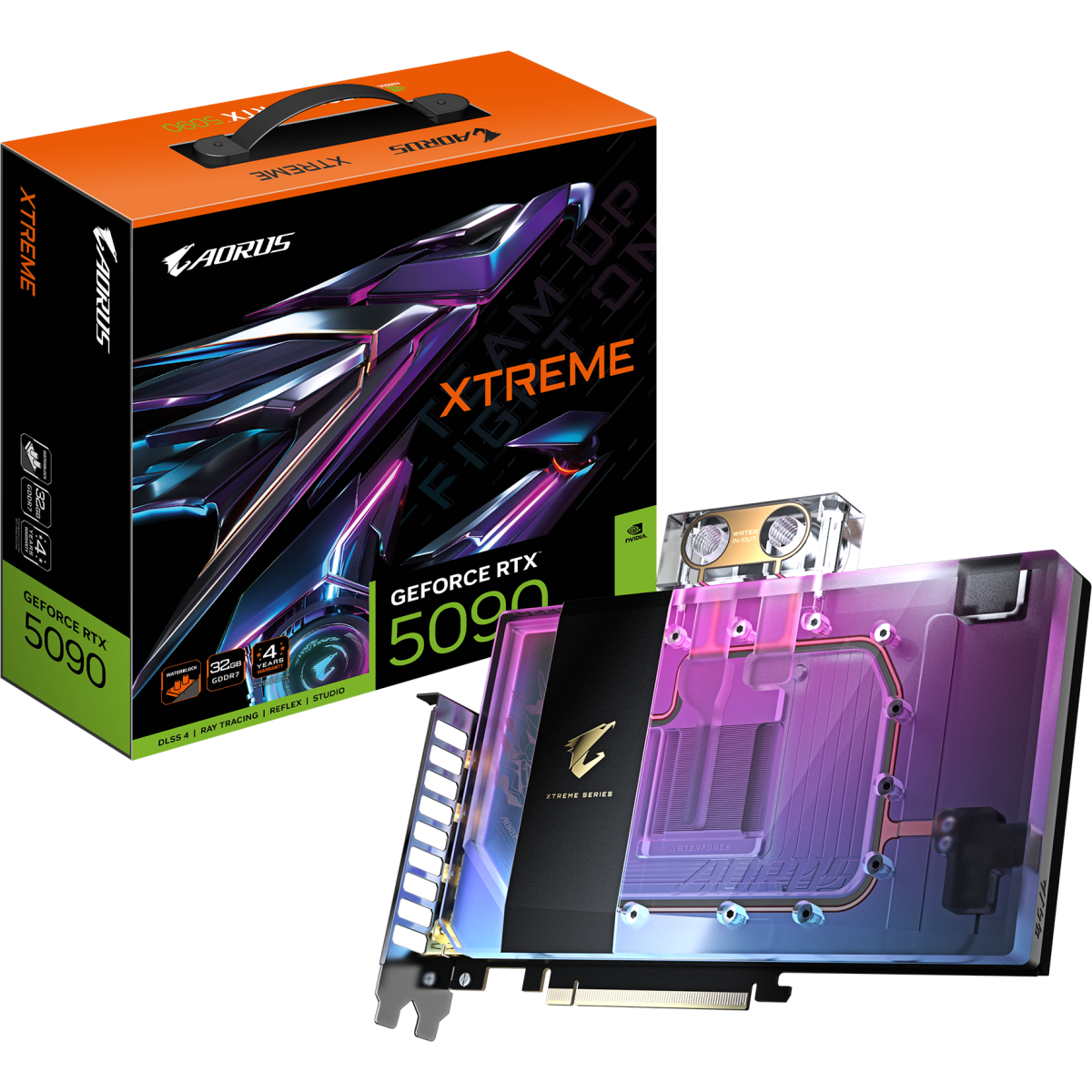 Grafikkarte NVIDIA GeForce RTX 5090 Gigabyte AORUS XTREME WATERFORCE WB OC 32GB (GV-N5090AORUSX WB-32GD) - Foto 10