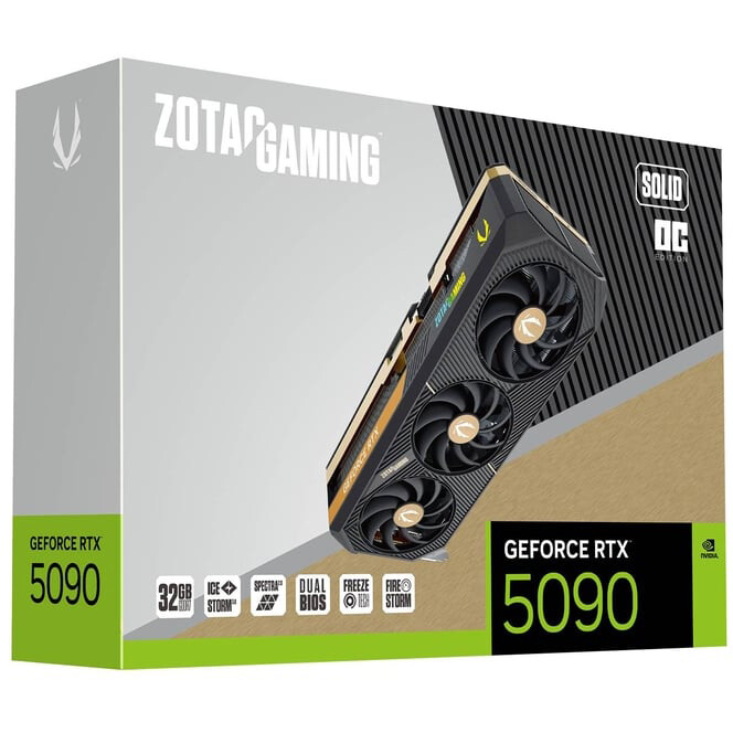 Grafikkarte NVIDIA GeForce RTX 5090 Zotac SOLID OC 32GB (ZT-B50900J-10P) - Foto 7