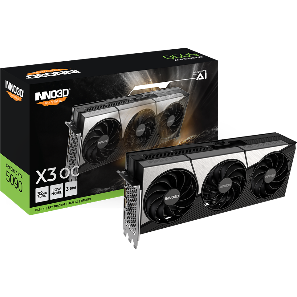 Grafikkarte NVIDIA GeForce RTX 5090 INNO3D X3 OC 32GB (N50903-32D7X-17593928) - Foto 3