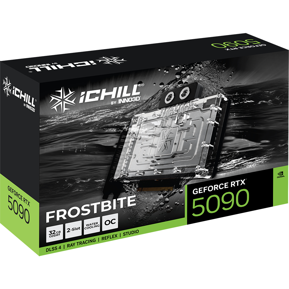 Grafikkarte NVIDIA GeForce RTX 5090 INNO3D iChill Frosbite 32GB (C50903-32D7X-1759FB) - Foto 5