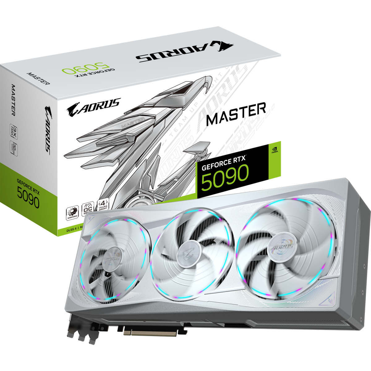 Grafikkarte NVIDIA GeForce RTX 5090 Gigabyte AORUS MASTER ICE OC 32GB (GV-N5090AORUSM ICE-32GD) - Foto 10