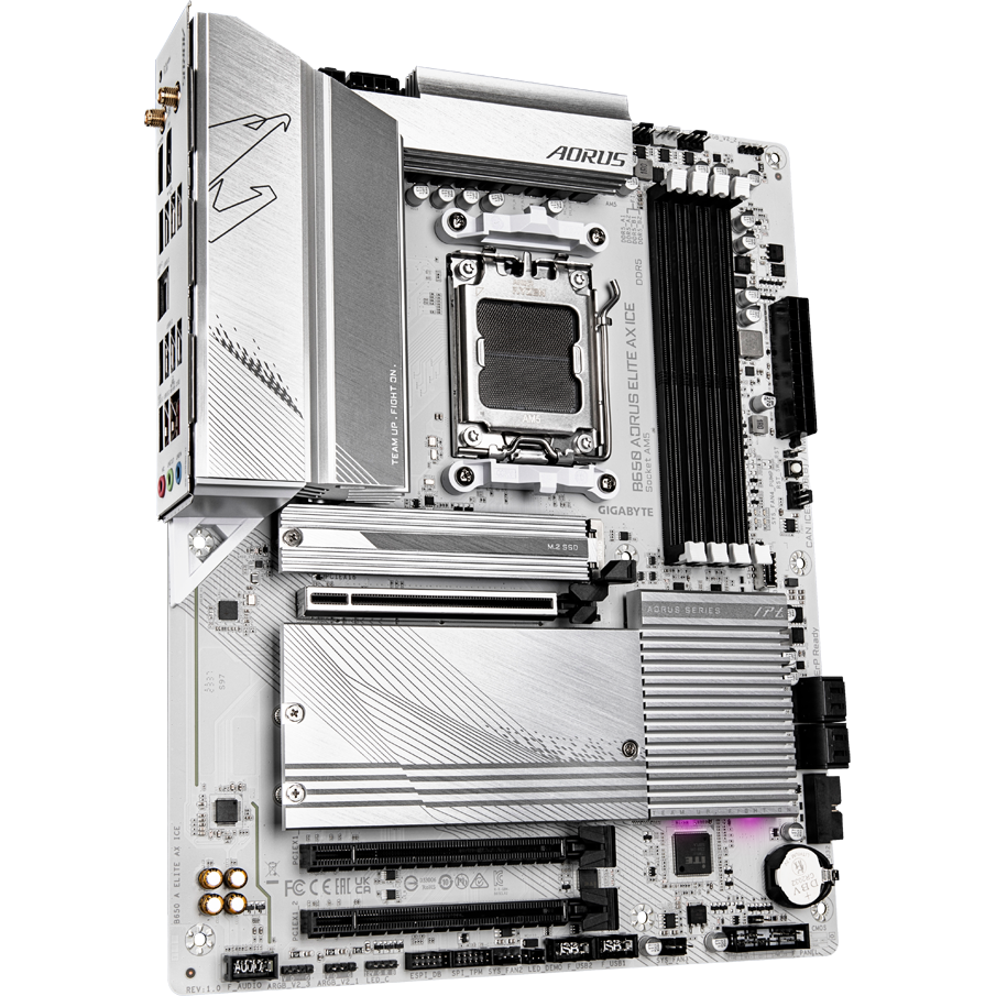 Материнская плата Gigabyte B650 AORUS ELITE AX ICE - Foto 2