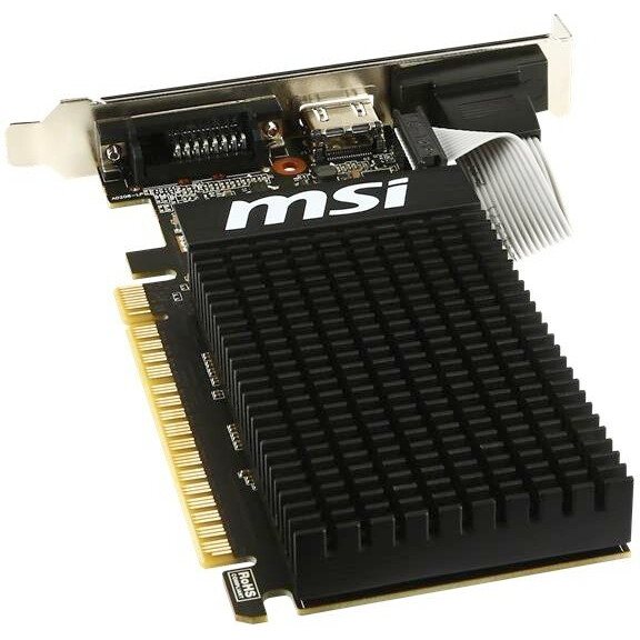 Grafikkarte NVIDIA GeForce GT 710 MSI 2GB (GT 710 2GD3H LP) - Foto 2