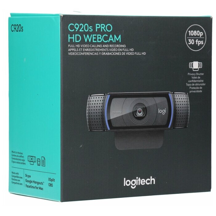 Web kamera Logitech C920s HD Pro Black (960-001252/960-001257) - foto 6