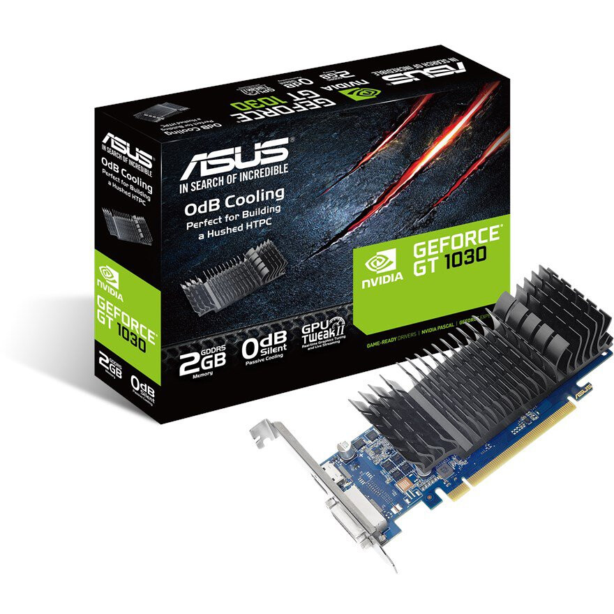 Grafikkarte NVIDIA GeForce GT 1030 ASUS 2GB (GT1030-SL-2G-BRK) - Foto 4