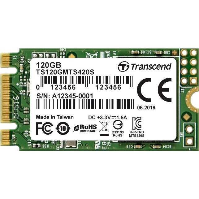SSD-Speicher 120GB Transcend MTS420 (TS120GMTS420S)