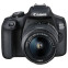 Fotoapparat Canon EOS 2000D Black 18-55 IS II KIT - 2728C003