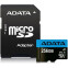 Speicherkarte 256GB MicroSD ADATA Premier + SD adapter (AUSDX256GUICL10A1-RA1)