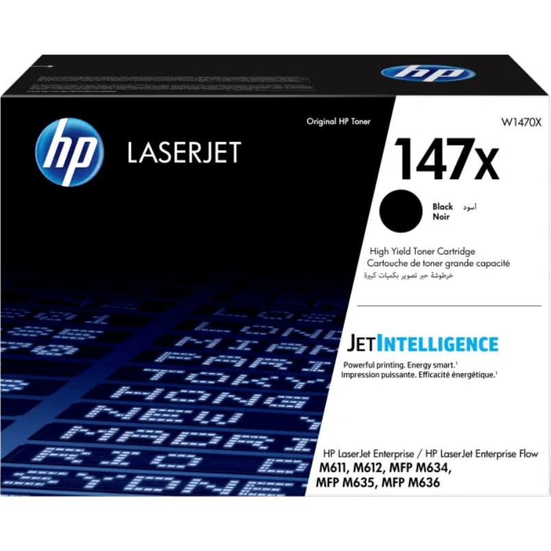 Kassetten HP 147X LaserJet Toner Cartridge Black (W1470X)