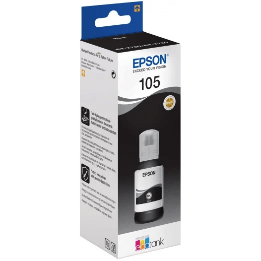 Tinte - Tinte Epson ink 70 ml, 8000 pages Black (C13T00Q140) - Foto 2