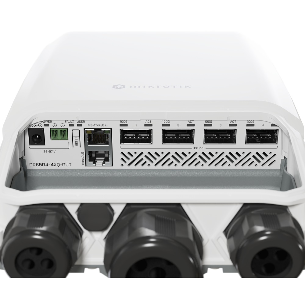 Switch MikroTik CRS504-4XQ-OUT - Foto 4