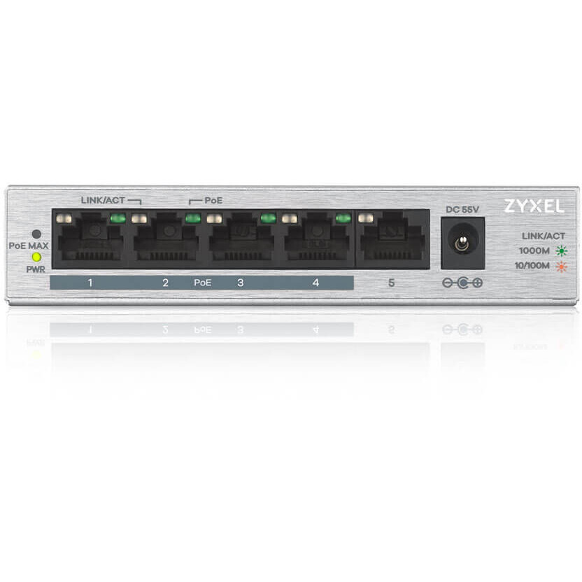 Switch (Netzwerkswitch) Zyxel GS1005HP - GS1005HP-EU0101F - Foto 2