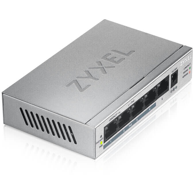 Switch (Netzwerkswitch) Zyxel GS1005HP - GS1005HP-EU0101F - Foto 3