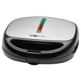 sandwich maker Clatronic ST/WA 3670 Black, Stainless steel