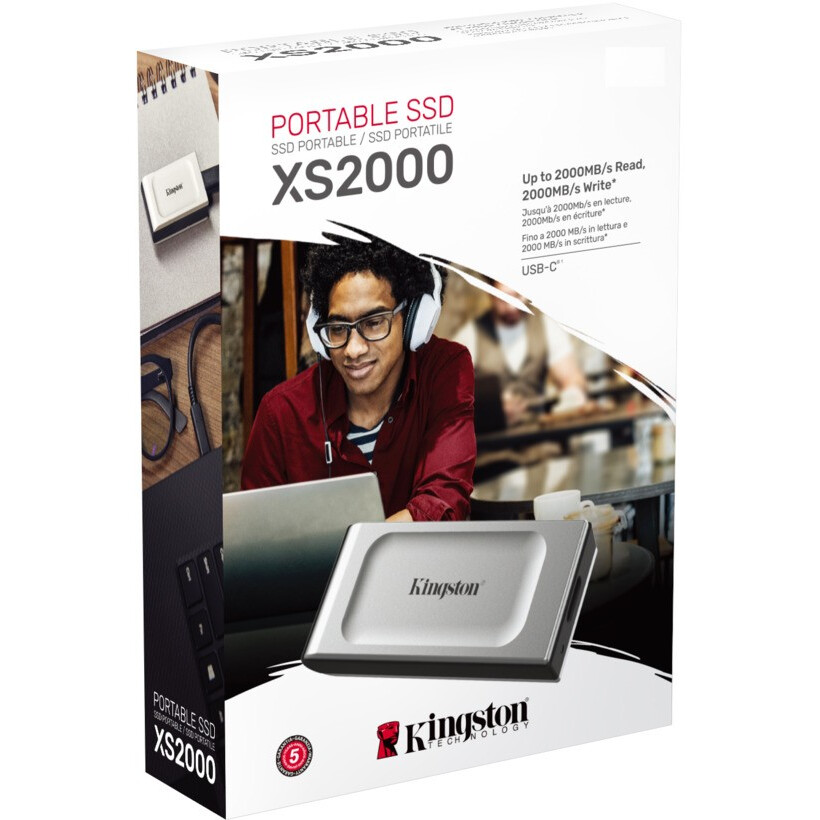 Ārējais SSD disks Kingston XS2000 1Tb USB Type-C (SXS2000/1000G) - foto 5